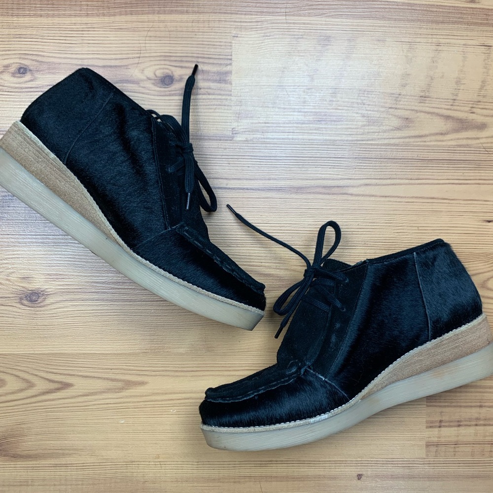 Derek Lam 10 Crosby Black Calf Fur Ezra Boot 7.5 - Picture 5 of 10